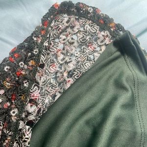 Xhilaration Floral Embroidered Midi Dress